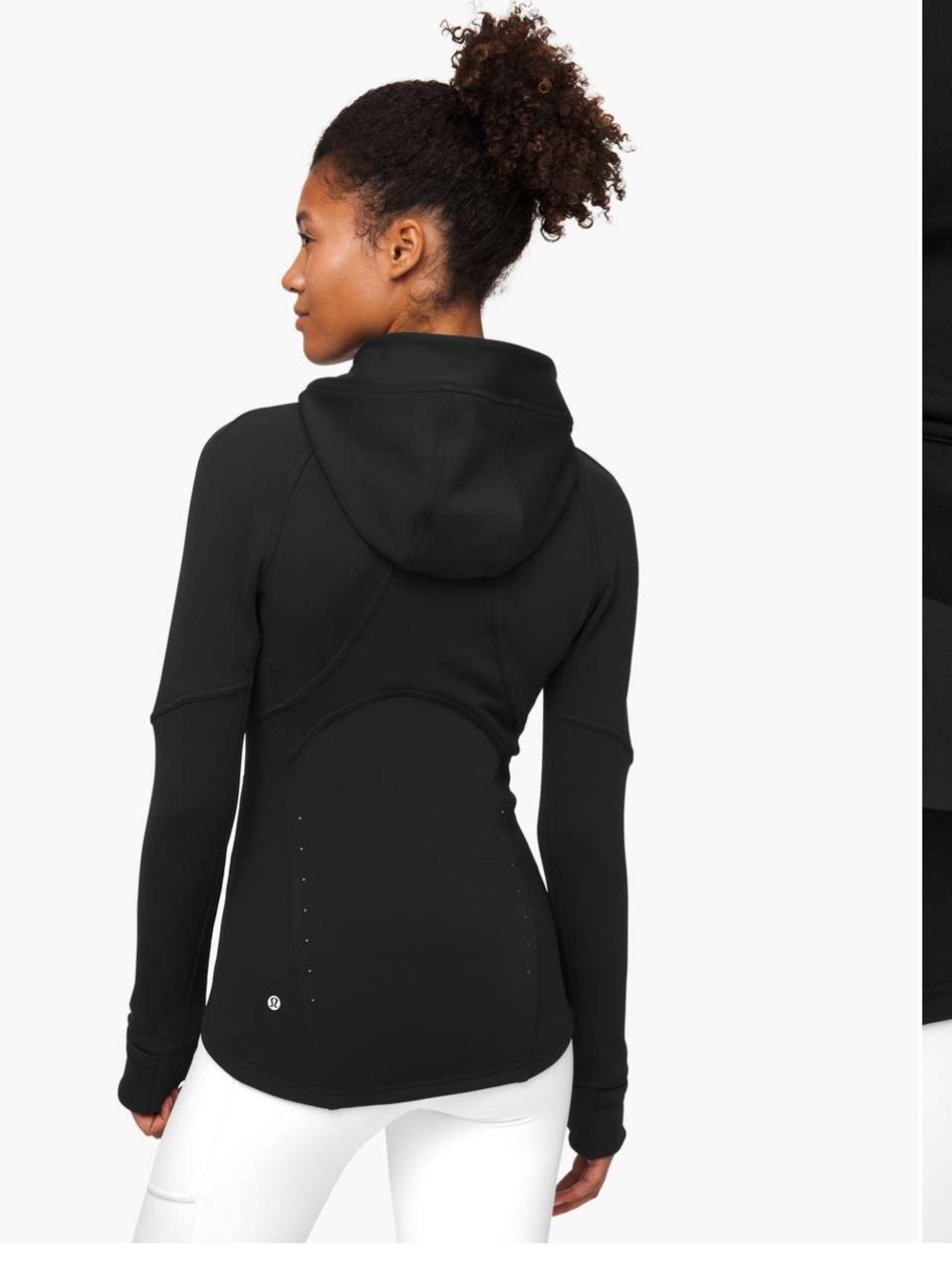 Size 6 Lululemon Fleece Flurry Jacket , black